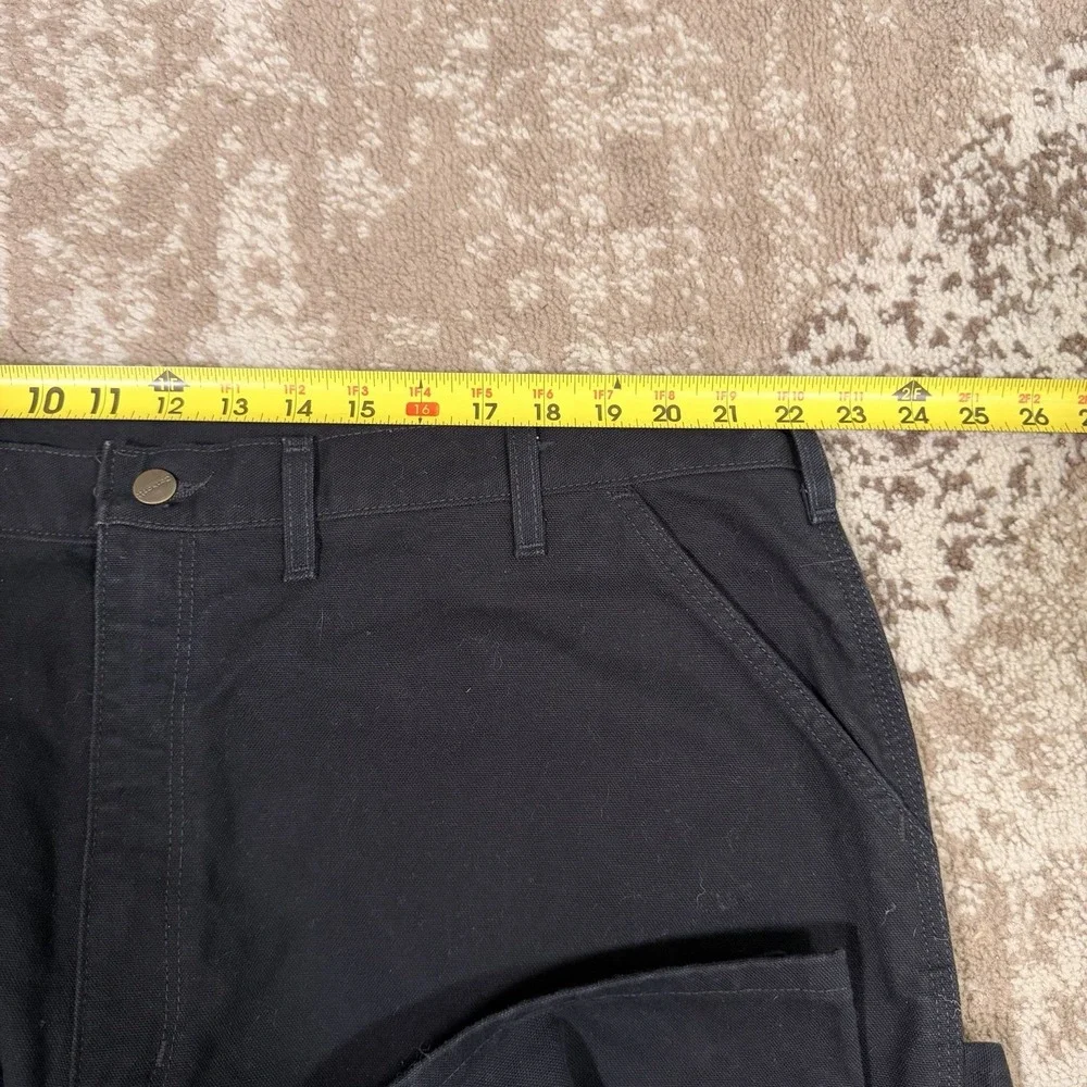 Carhartt‎ Carpenter B11 Pants Men's 46x30 Black Duck Canvas Vintage Y2K